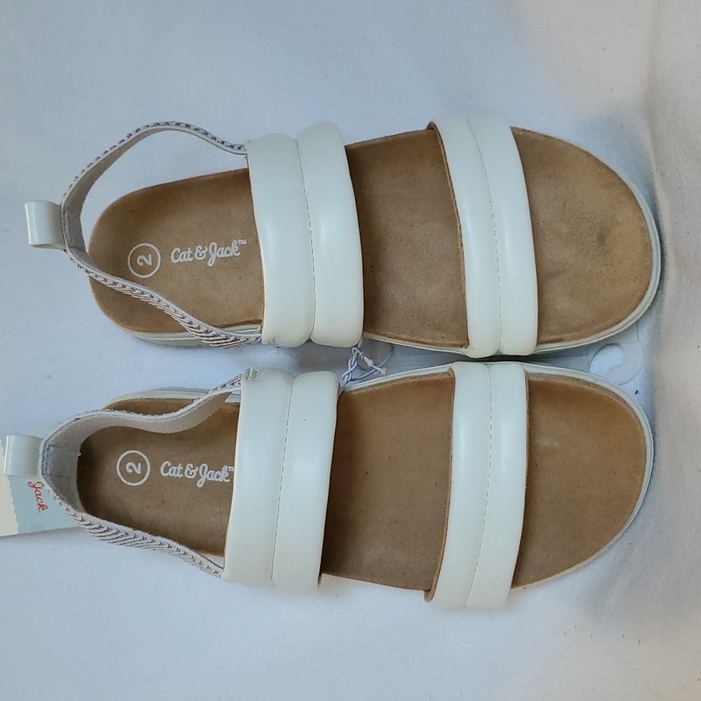 CAT AND JACK SIZE 2 SANDALS